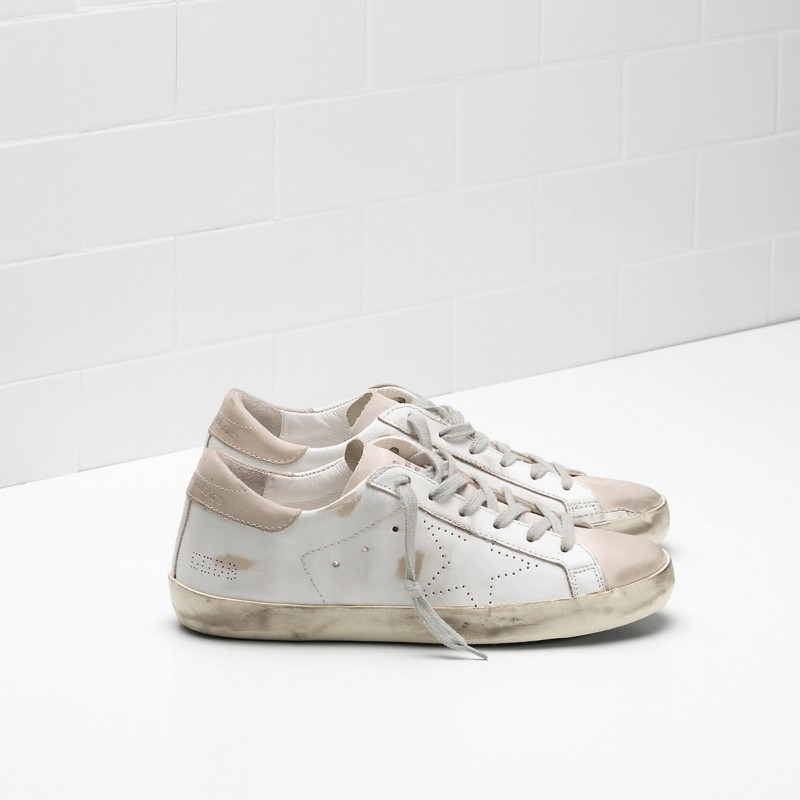 Golden Goose Super Star Sneakers In White Men